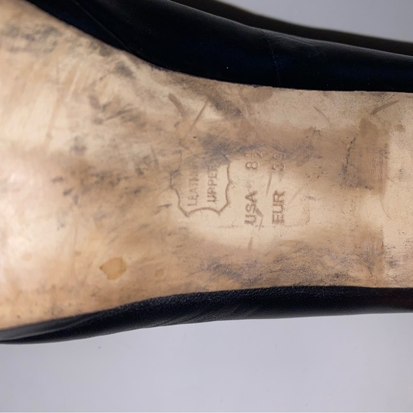 Leather Black Heels - Picture 8 of 8